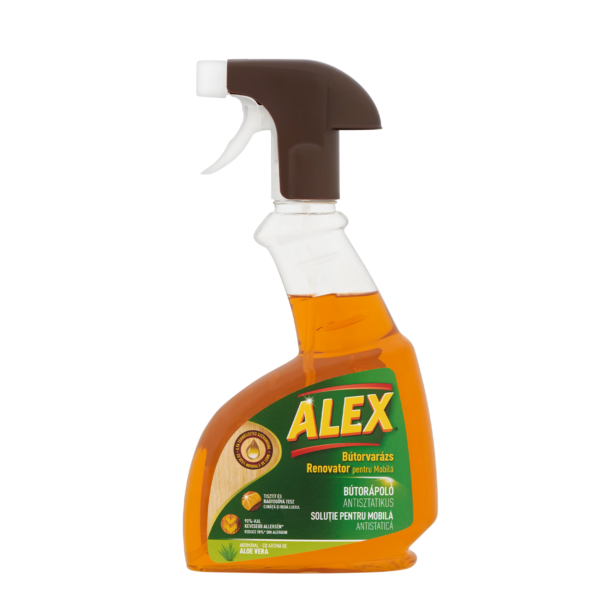 ALEX Antisztatikus Bútorápoló Spray Aloe Vera illattal
